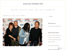 Tablet Screenshot of americanbuddhist.net